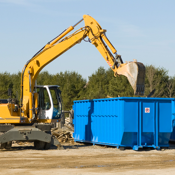 how many times can i have a residential dumpster rental emptied in Stirum